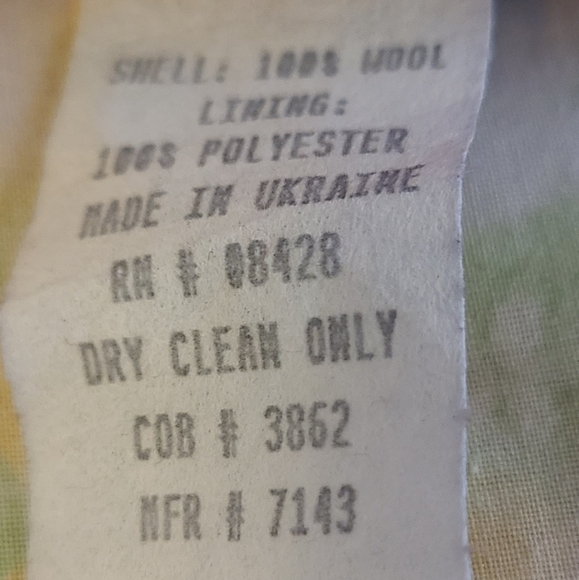 Vintage 90s Red Wool Jacket - Picture 8 of 9